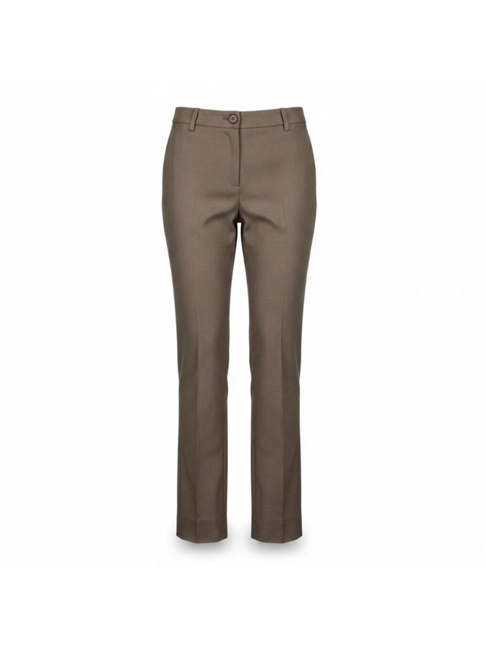 Emporio A Womens Taupe Wool Dress PantsSlim Fit Stylish Trousers Size 12